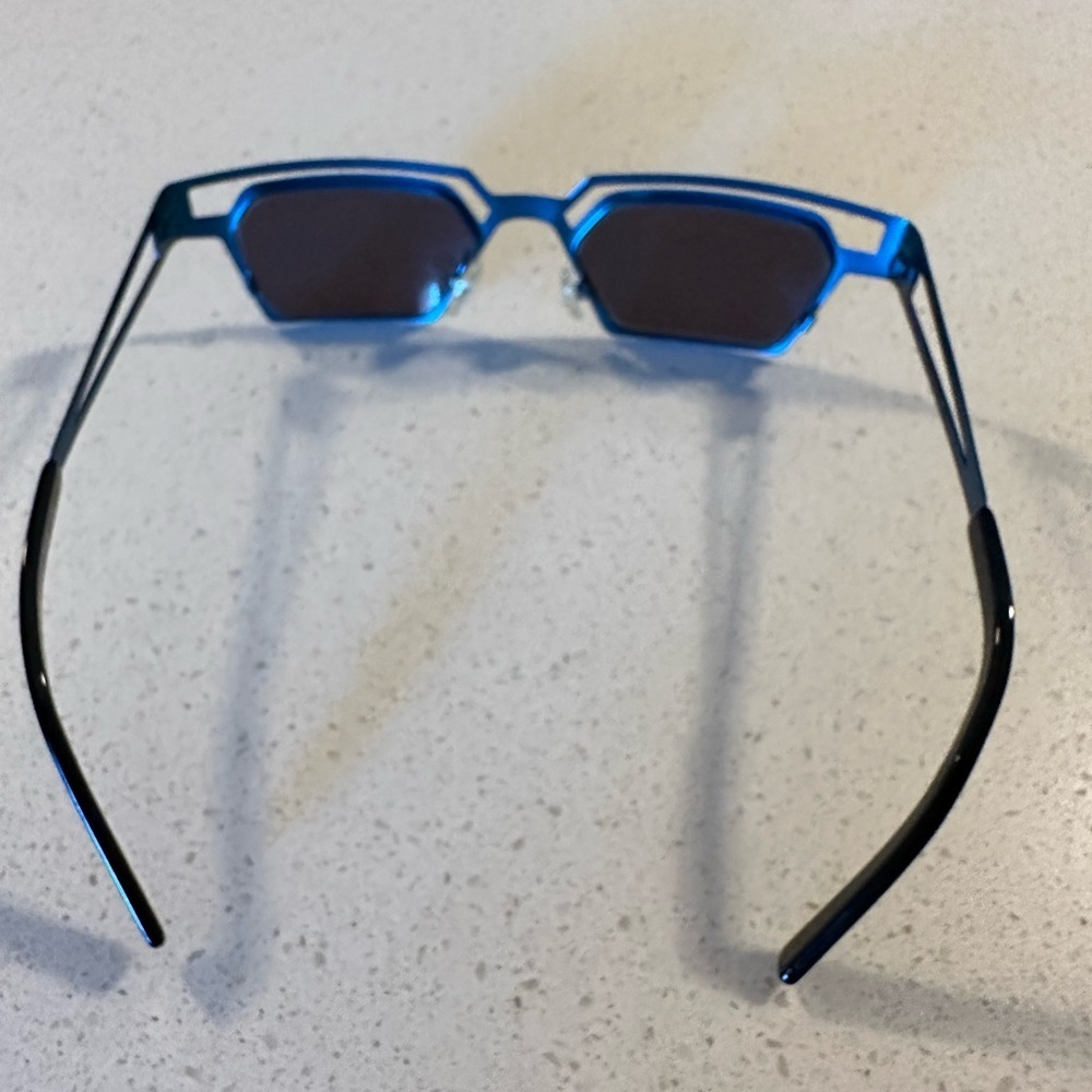 Isson Australia sunglasses pre owned Piero NBL 52 21 145 blue with blue lenses - Picture 4 of 14
